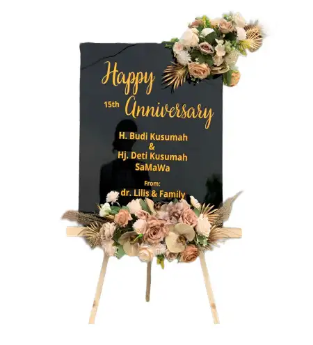 Papan Bunga Akrilik Sigando